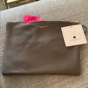 Carrie Dunham Grey Clutch New with Tag